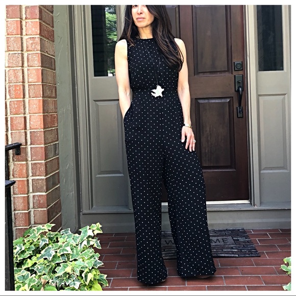 ✨LAST ONE ✨Paris wide leg polka dot jumpsuit - Picture 5 of 7